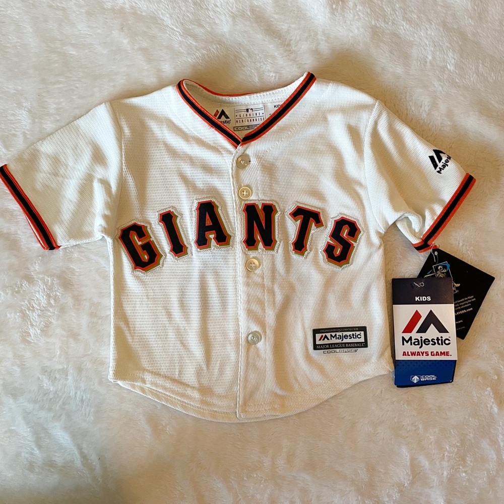 NWT- Majestic Giants Kids Jersey - Posey